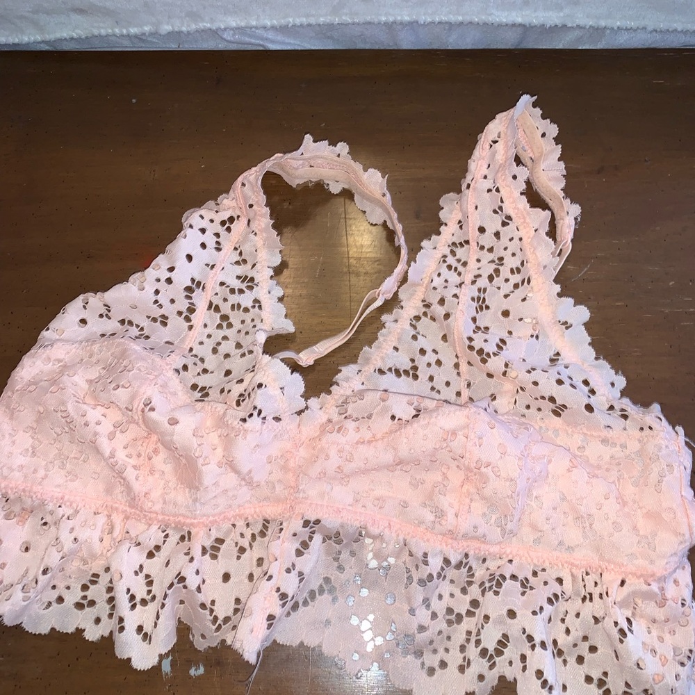 Pink bra